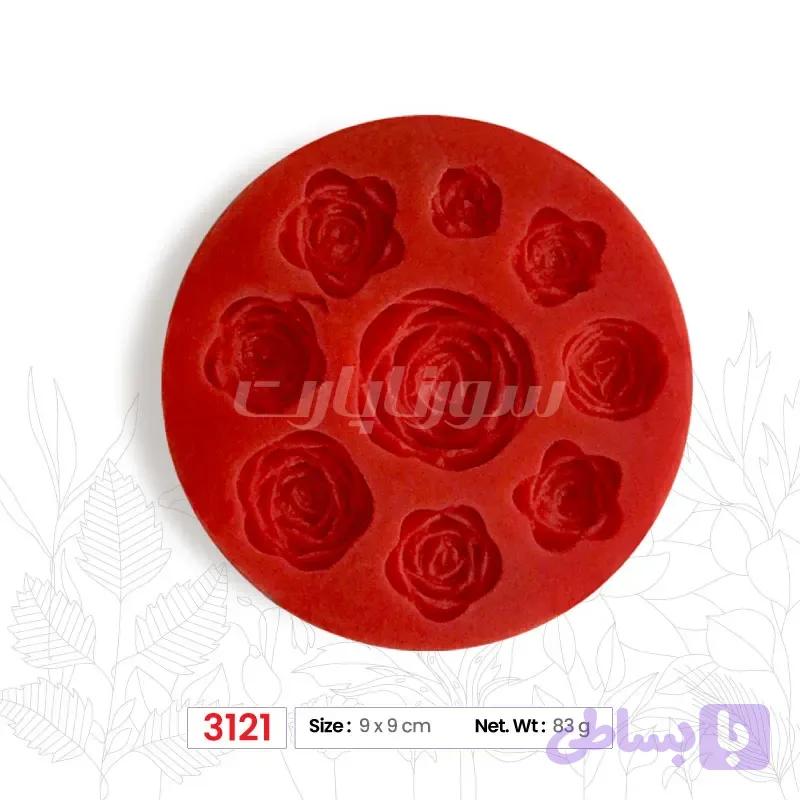 مولد سیلیکونی گل رز ۹ تایی
