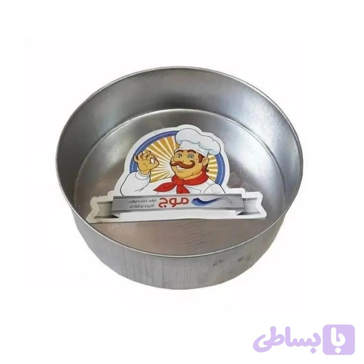 قالب کیک گالوانیزه گرد موج قطر ۲۲