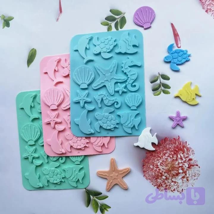 قالب سیلیکونی اشکال دریایی