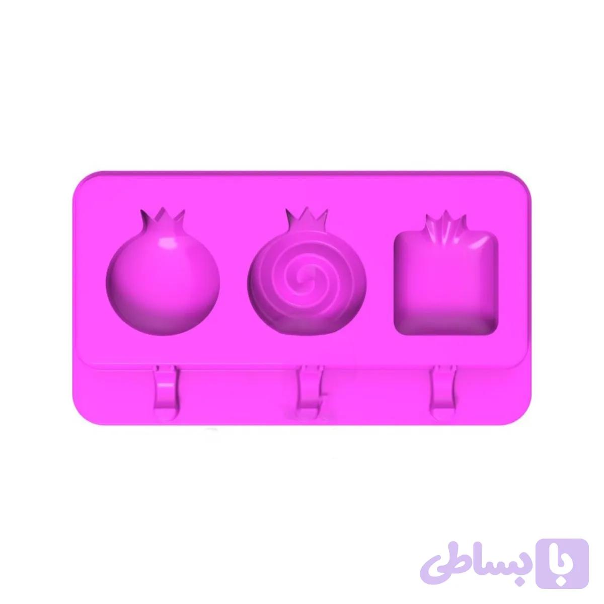قالب سیلیکونی پاپسیکل و بستنی انار ساده