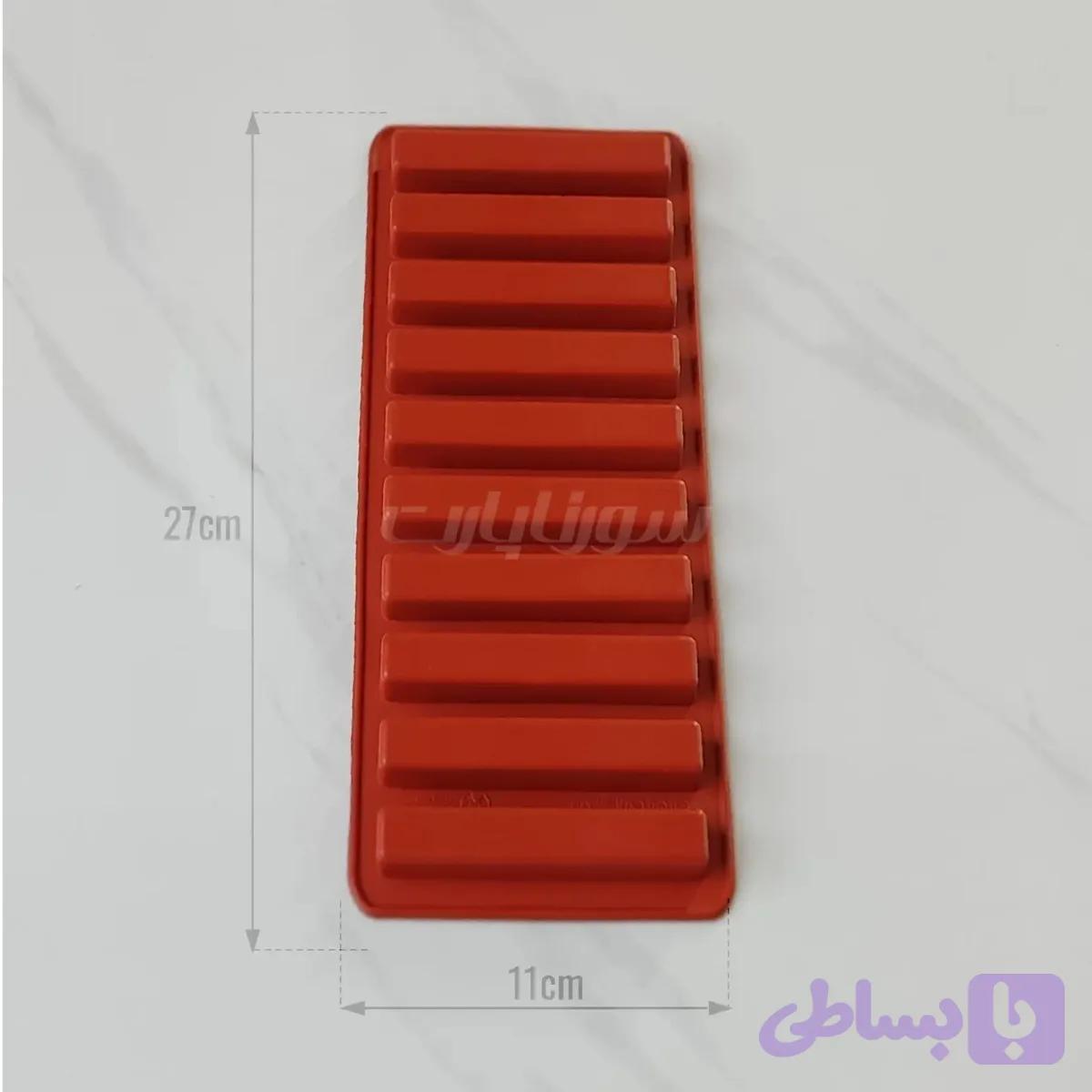 قالب شکلات سیلیکونی کیت کت متوسط ۱۰ خانه
