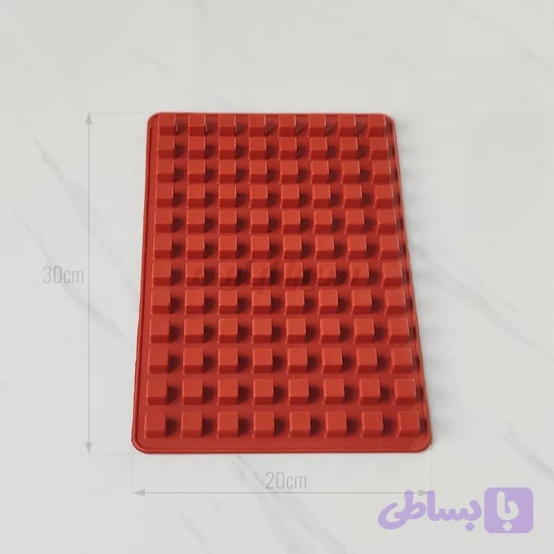 قالب سیلیکونی مکعب مربع ۱ سانتی (۱۲ میلی متری)