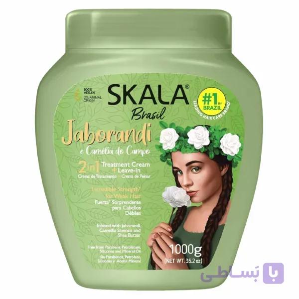 کرم مو حالت دهنده و ضدریزش مو اسکالا SKALA Jaborandi 2in1 Camelia do Campo — تصویر 1