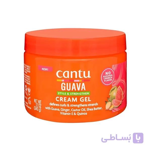 کرم ژل حالت دهنده گواوا کنتو 340 گرم Cantu Guava Curl Style & Strengthen Cream Gel — تصویر 1