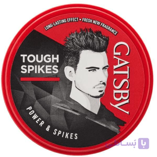واکس مو گتسبی قرمز مدل نگهدارنده سخت Gatsby Styling Tough Spikes Hair Wax 75g