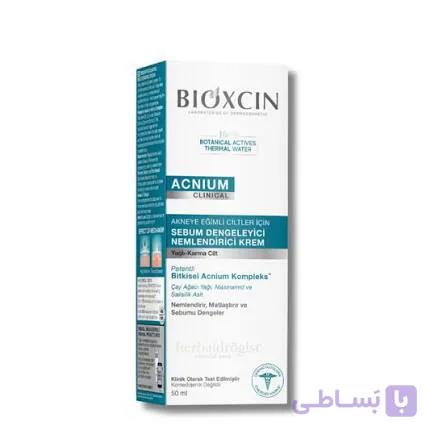 کرم مرطوب کننده صورت ضد جوش بیوکسین Bioxcin مناسب پوست های چرب و مختلط حجم 50 میل — تصویر 1