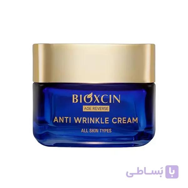 کرم ضد چروک و جوانساز صورت بیوکسین Bioxcin مناسب انواع پوست حجم 50 میل — تصویر 1