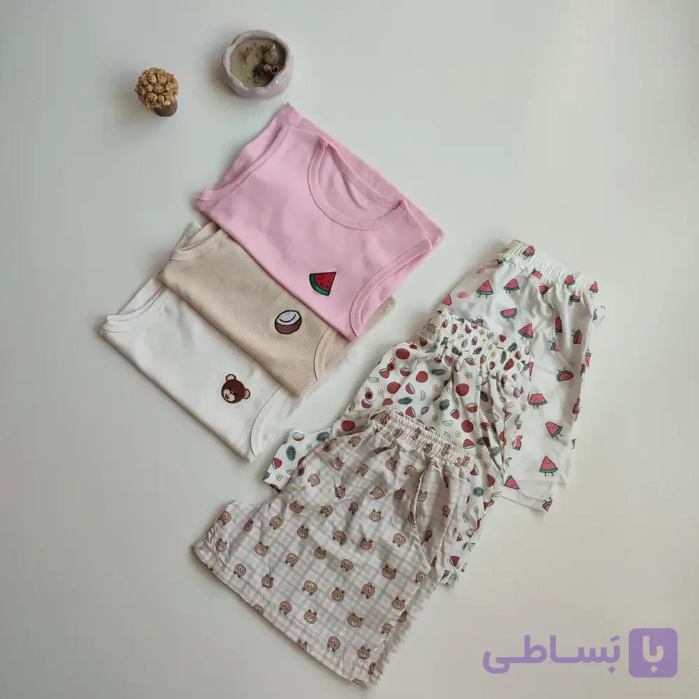 تاپ شورتک میوه ای کبریتی W-C-12 — تصویر 1