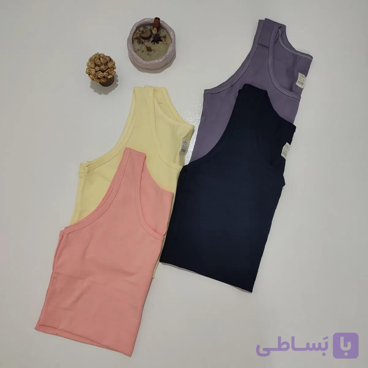 تاپ نخی ترک گونش مدل W‑C‑18 | رکابی کلاسیک — تصویر 1
