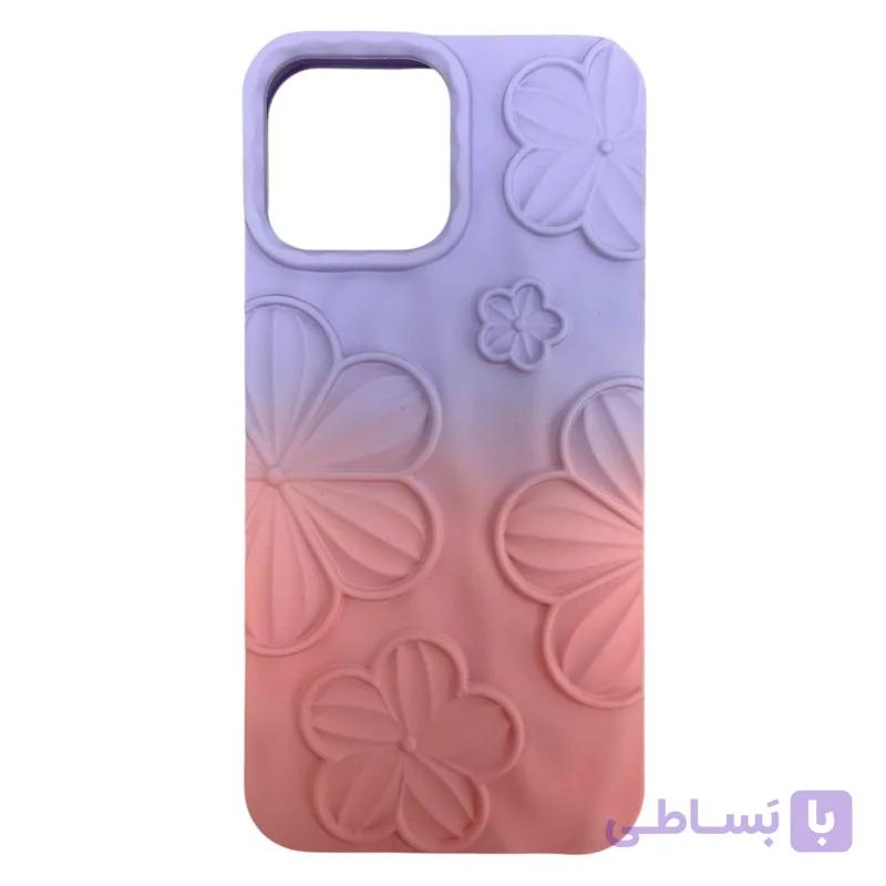 کاور گوشی طرح گل برجسته مناسب برای گوشی موبایل iPhone 13 Pro Max
