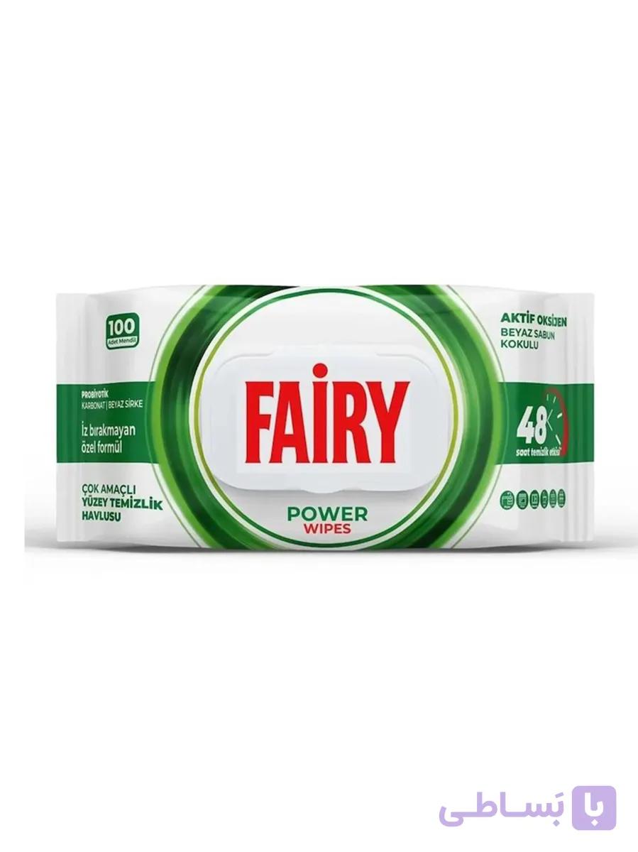 دستمال مرطوب چندمنظوره سطوح Fairy — تصویر 1
