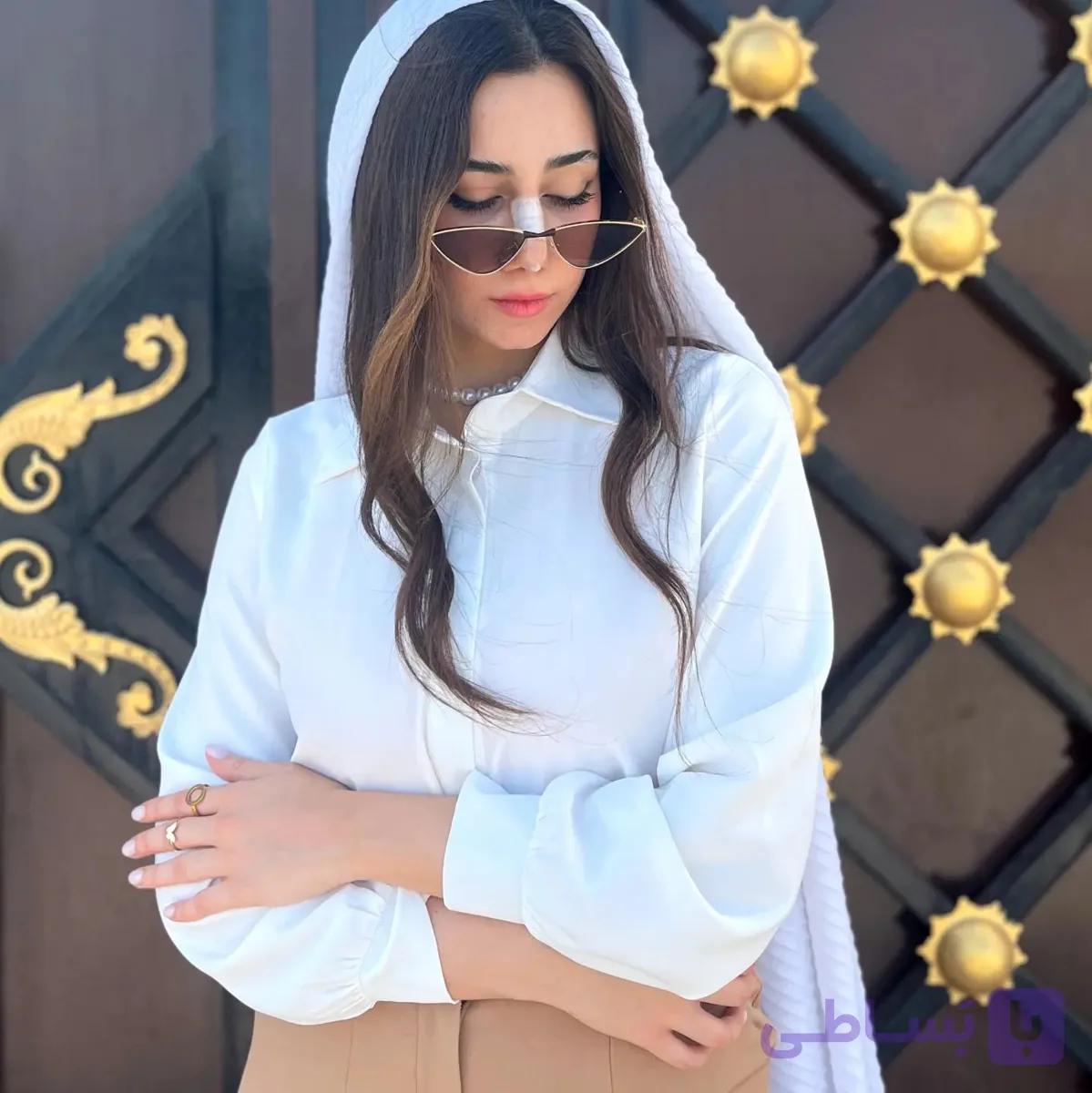 شومیز زنانه دکمه مخفی جنس الیزه مصری