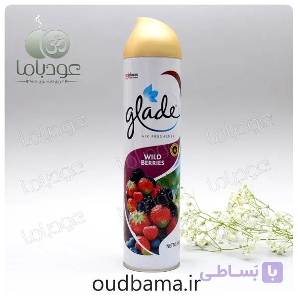 اسپری خوشبوکننده توت های وحشی WILD BERRIES ( گلید GLADE ) — تصویر 1