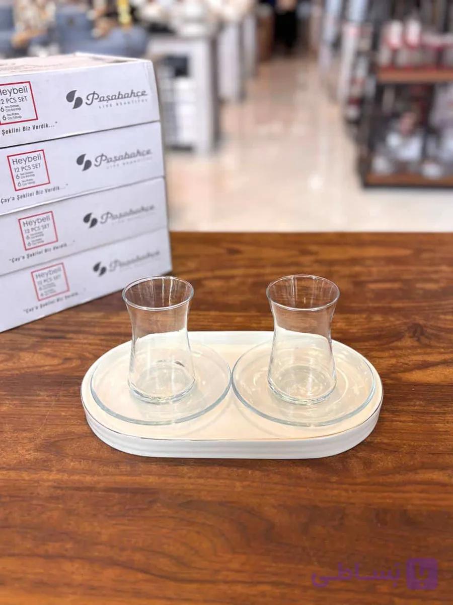 استکان نعلبکی Heybeli پاشاباغچه — تصویر 1