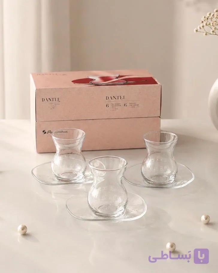فنجان نعلبکی مدل DANTEL برند پاشاباغچه — تصویر 1