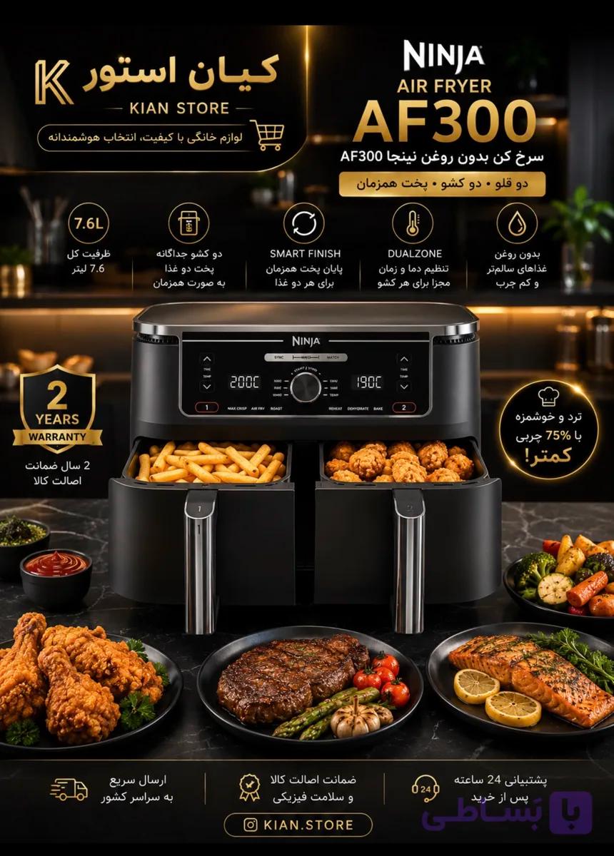 سرخ کن دو سبد نینجا مدل af300
