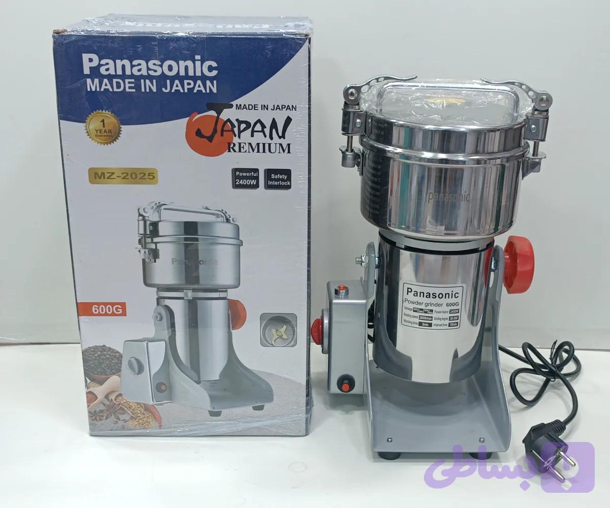 آسیاب صنعتی 600گرمی گهواره ای پاناسونیک مدل mz2025 تیغه طلایی