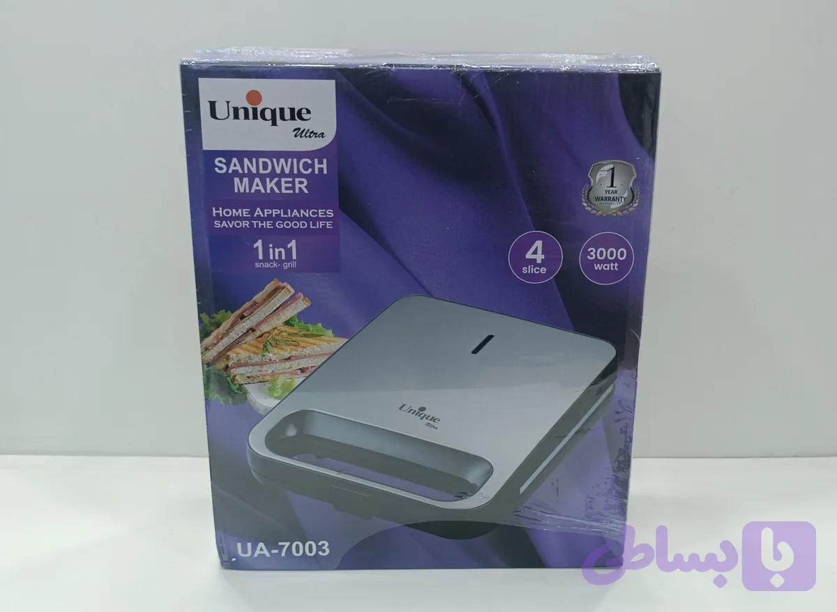 اسنک ساز تک کاره یونیک مدل UA-7003 بدنه استیل