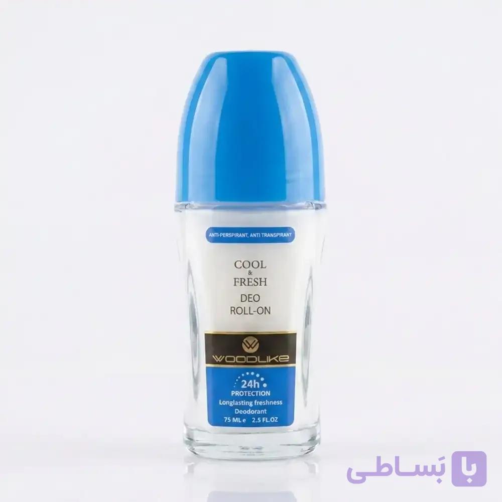 مام رول ضد تعریق وودلایک (Woodlike) مدل Cool & Fresh (کول اند فرش) حجم 75 میلی‌لیتر — تصویر 1