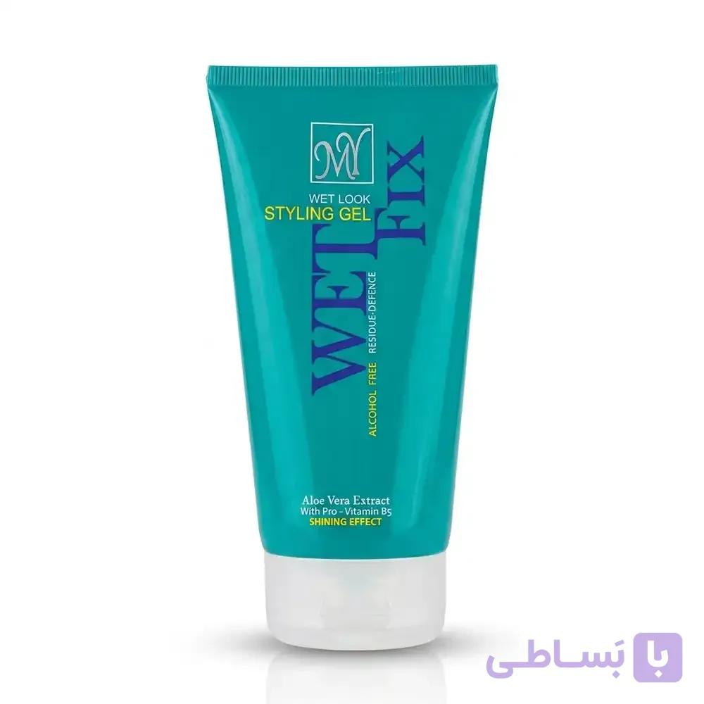 ژل موی خیس مای (MY) مدل وت فیکس (Wet Fix) حالت‌دهنده قوی و براق‌کننده فاقد الکل تیوپی حجم ۱۵۰ میلی‌لیتر — تصویر 1