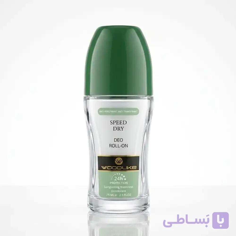 مام رول ضد تعریق وودلایک (Woodlike) مدل اسپید درای (Speed Dry) حجم 75 میلی‌لیتر — تصویر 1