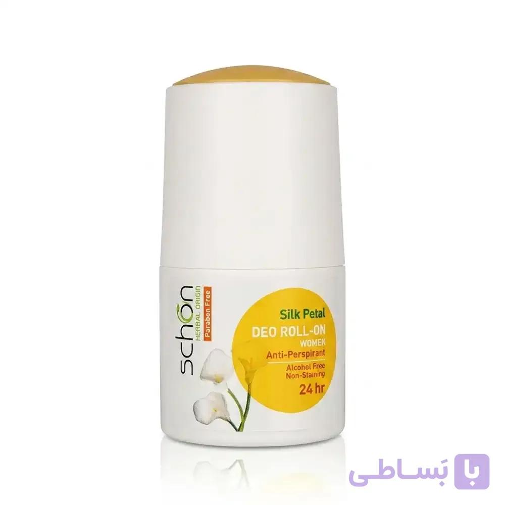 رول ضد تعریق زنانه شون (Schon) مدل سیلک پتال (Silk Petal) حجم 50 میلی لیتر