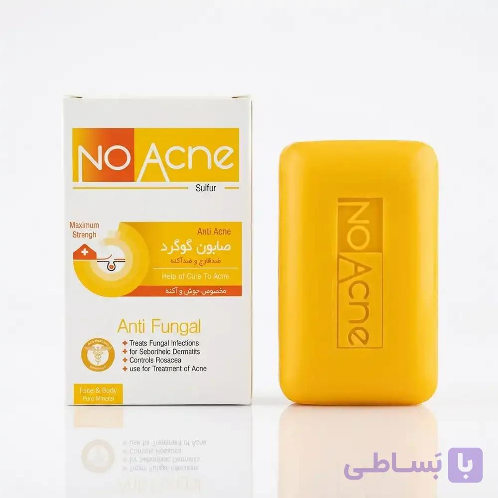 صابون گوگرد ۹.۵ درصد نوآکنه (No Acne) ضد جوش و ضد قارچ وزن 100 گرم — تصویر 1