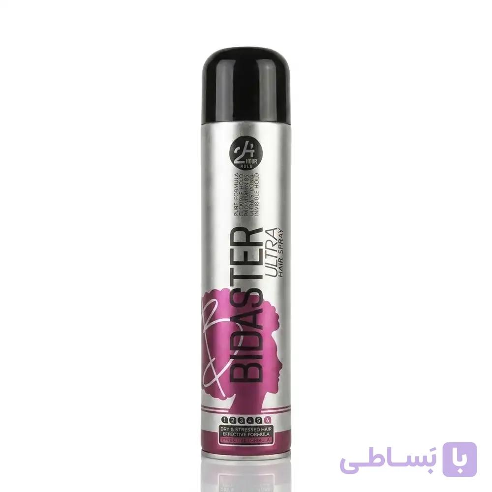 اسپری حالت دهنده مو بیداستر (BIDASTER) مدل ULTRA حجم 250 میلی لیتر — تصویر 1