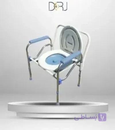 صندلی توالت استیل تاشو MS-33