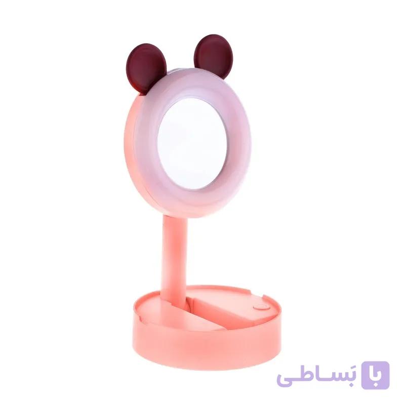آینه آرایشی رینگ‌لایت‌دار طرح گوش