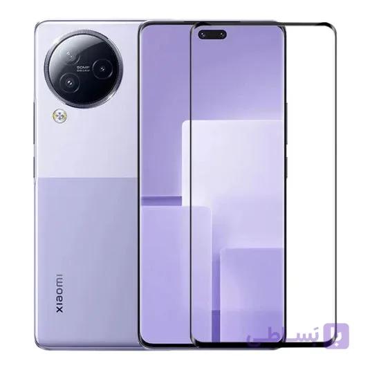 گلس گوشی شیائومی Xiaomi civi 3 مدل full glass — تصویر 1
