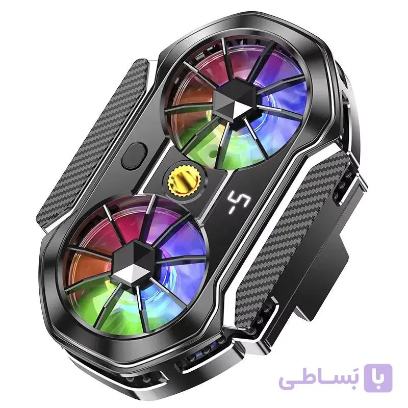 فن خنک کننده رادیاتوری گوشی موبایل مدل FS06 10W فن دوگانه — تصویر 1