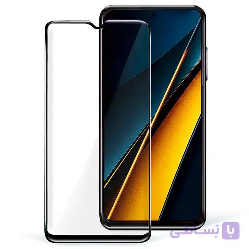 گلس گوشی شیائومی Xiaomi poco X6 pro مدل full glass — تصویر 1