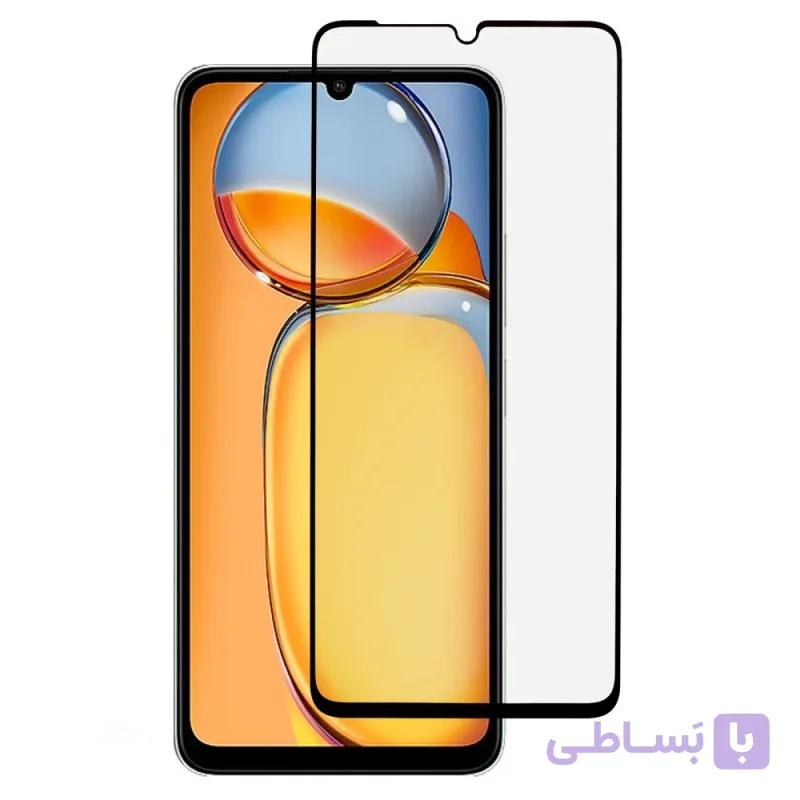 گلس گوشی شیائومی Xiaomi Poco C65 مدل full glass — تصویر 1