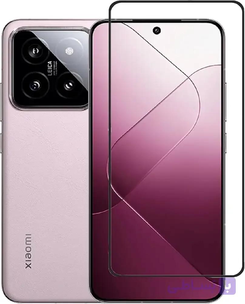 گلس گوشی شیائومی Xiaomi 14 مدل full glass — تصویر 1