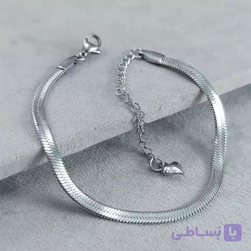 دستبند ماری استیل رنگ ثابت — تصویر 1