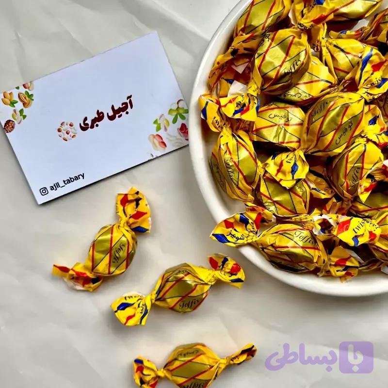 تافی مغزدار شکلاتی توفیس شونیز (یک کیلویی)