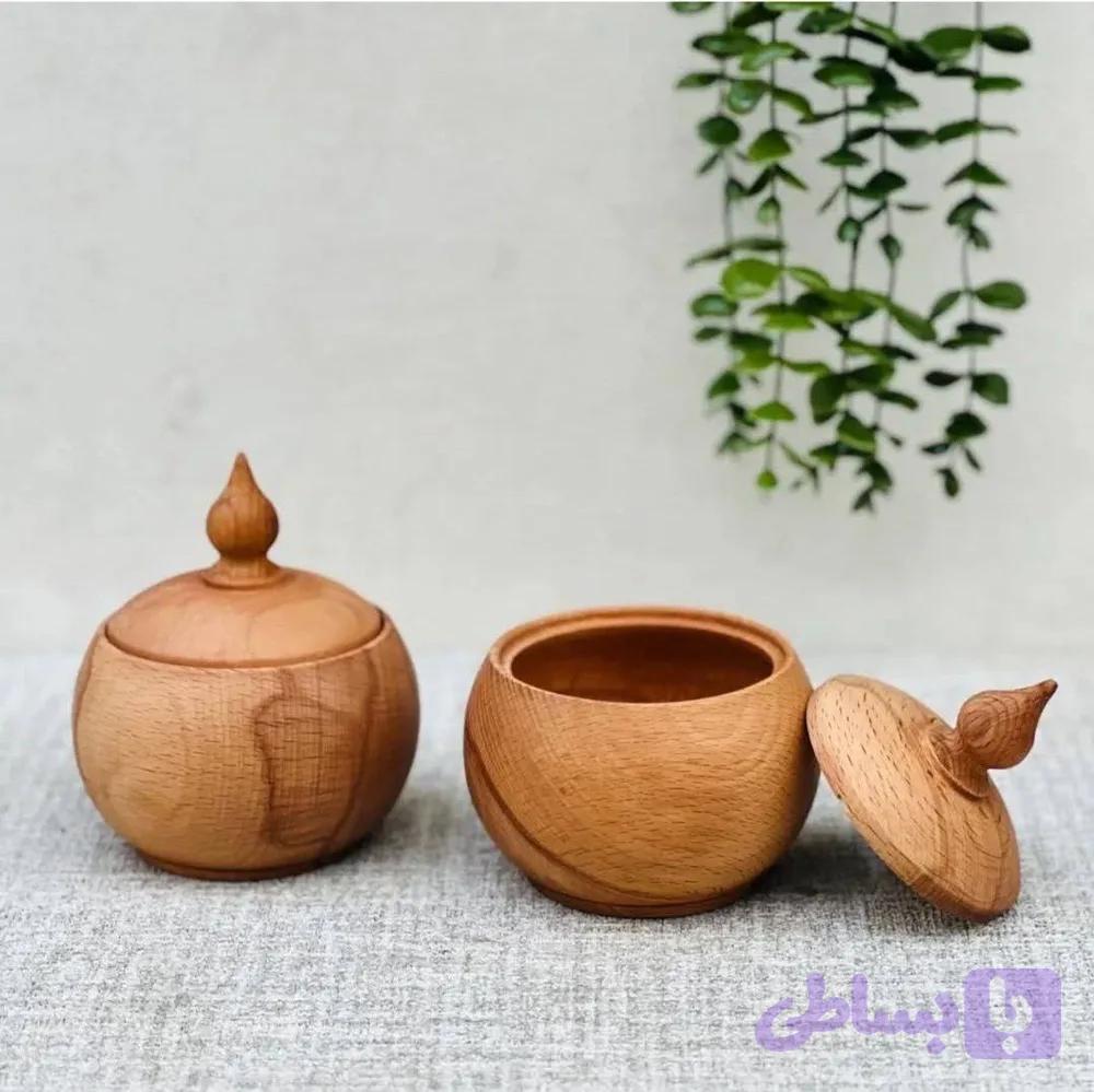 قندان چوبی گردو