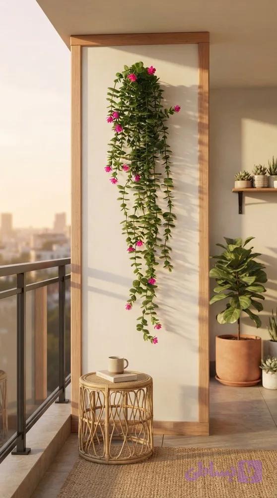 آویز شمشاد گلدار چند شاخه