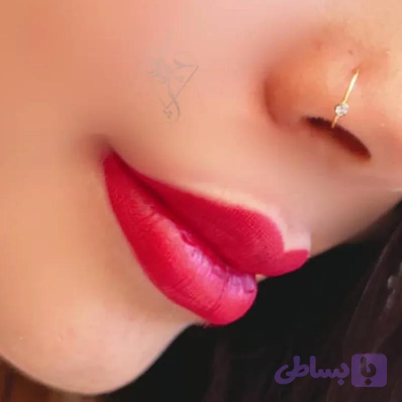 پیرسینگ فیک بینی و لب تک نگین تزیینی بدون نیاز به سوراخ