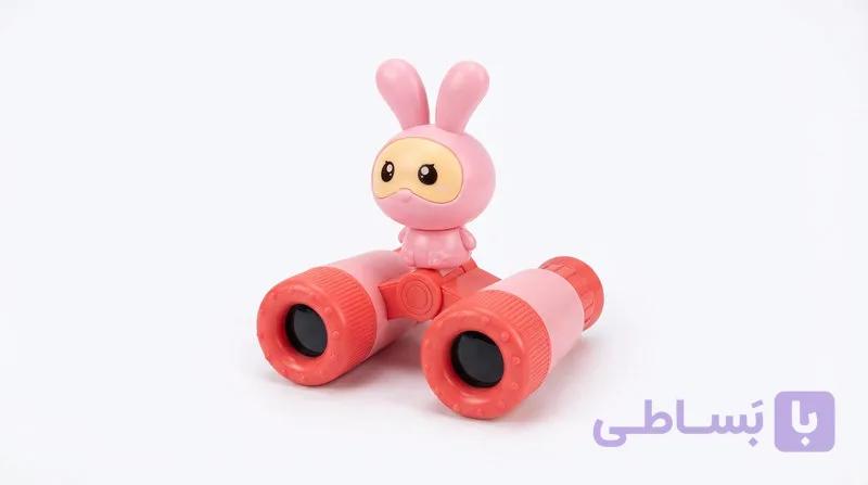 اسباب بازی دوربین مدل عروسکی رنگ صورتی — تصویر 1