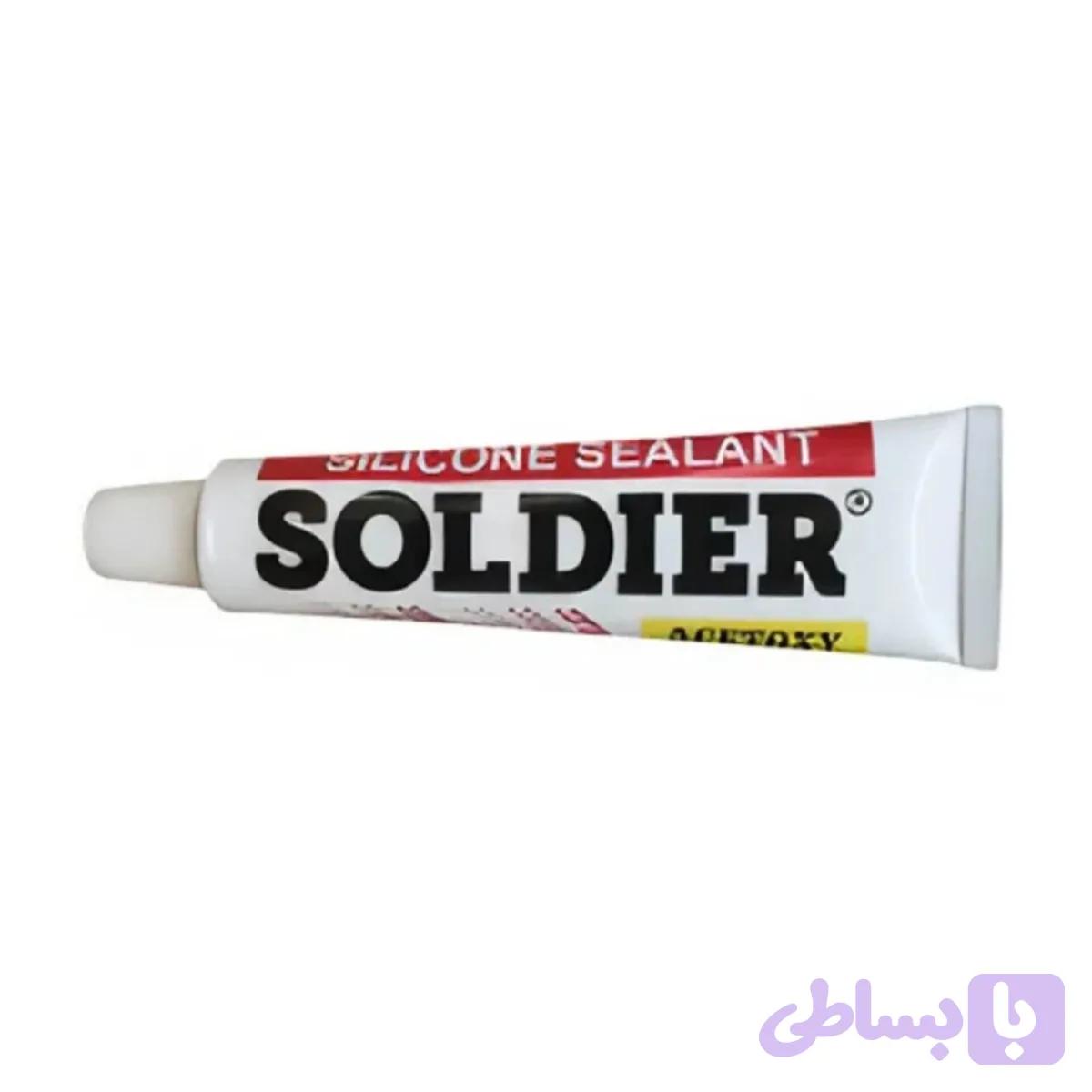 چسب آکواریوم پمادی 30 گرمی سولجر SOLDIER — تصویر 1