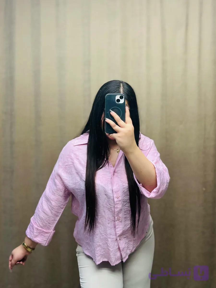 شومیز گل برجسته صورتی زنانه — تصویر 1