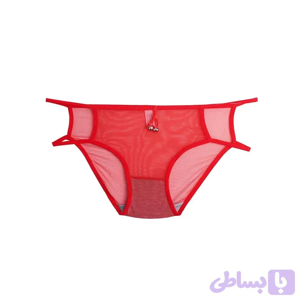 شورت اسلیپ دخترانه توری بغل باز جلو زنگوله دار