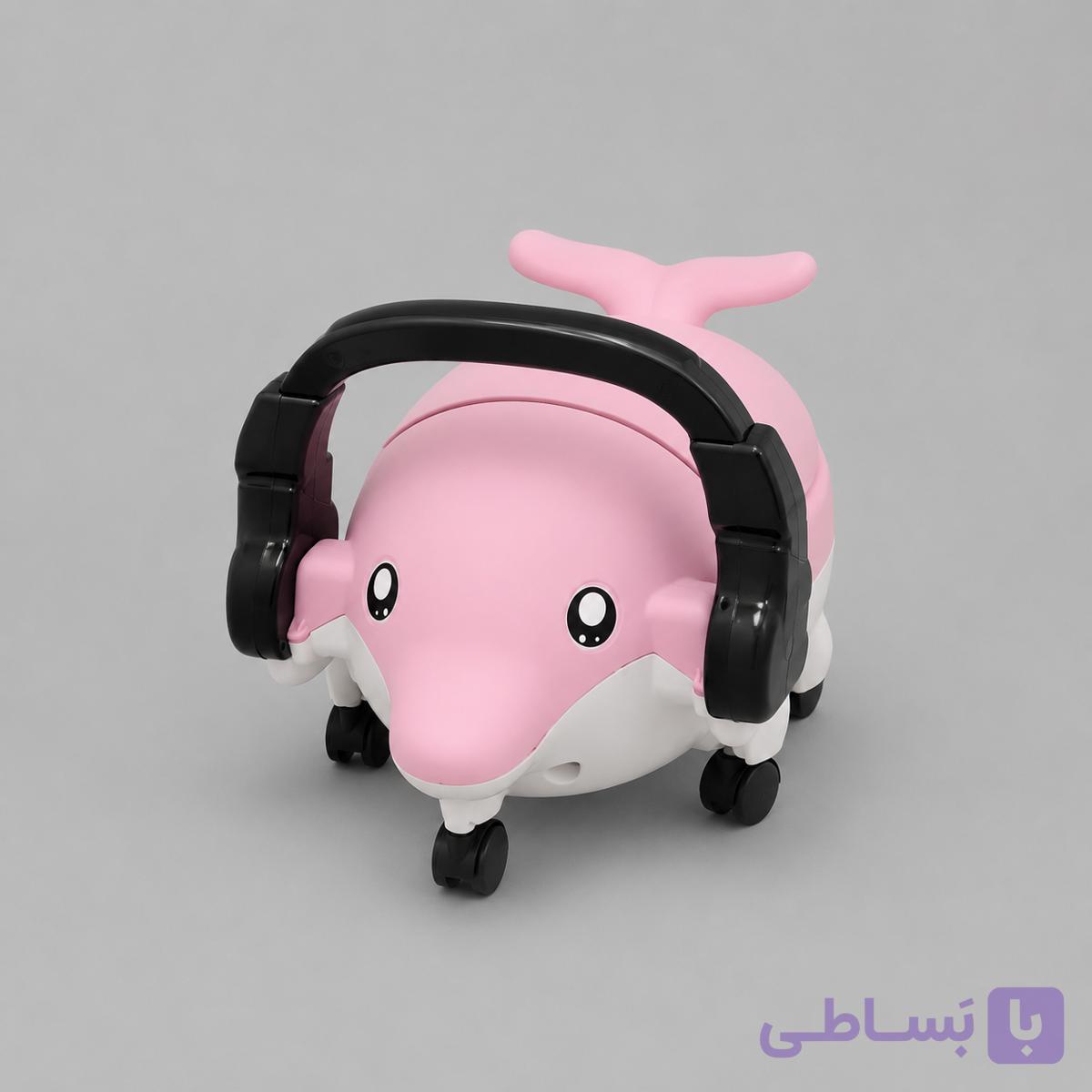 قصری ( توالت فرنگی کودک ) طرح دلفین موزیکال