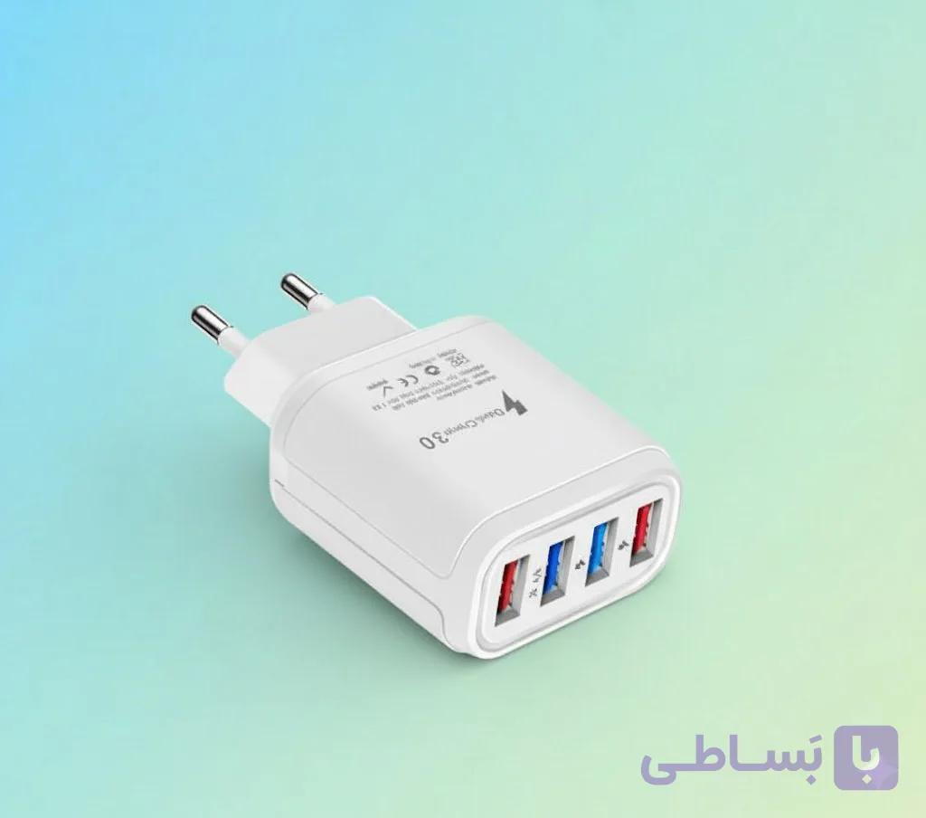 شارژر 4 پورت سوپر فست سامسونگ اورجینال