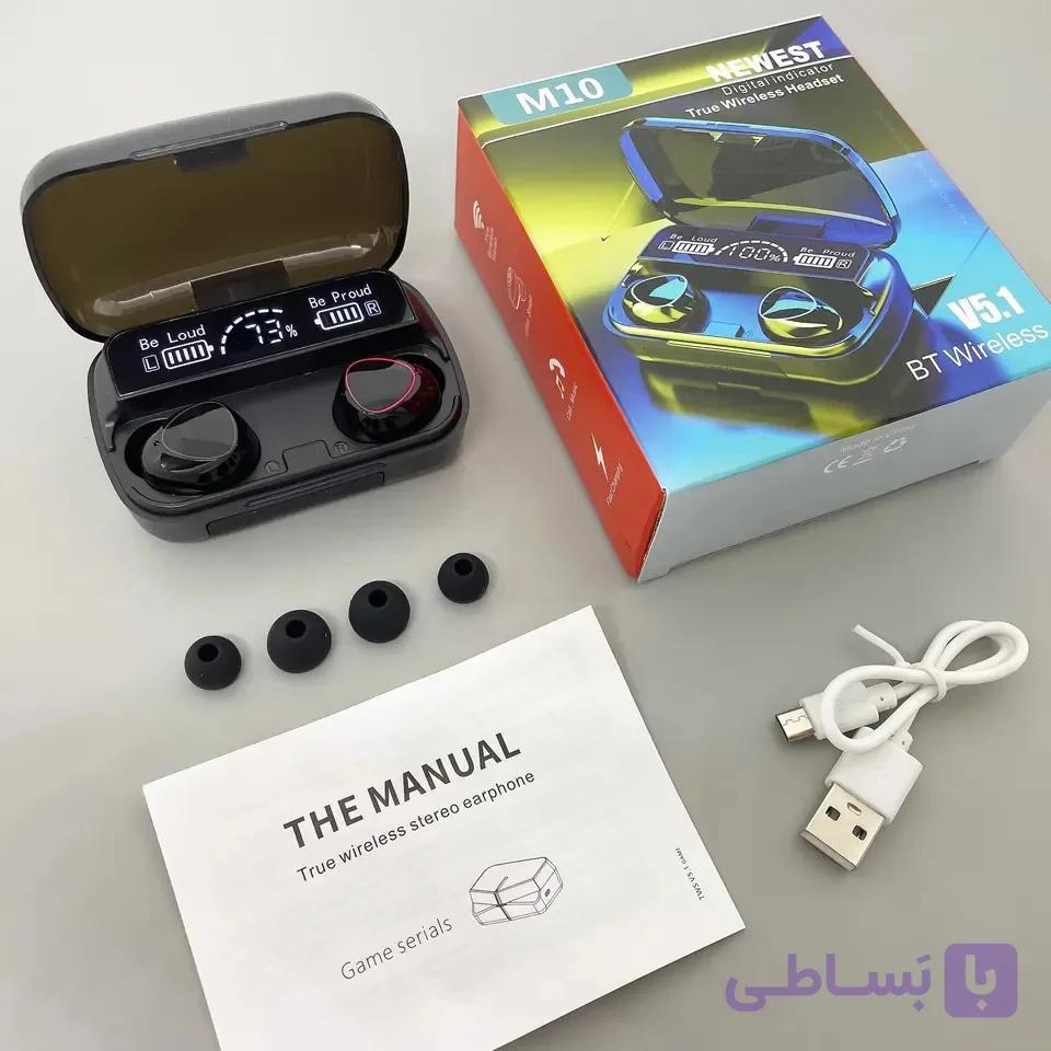 هندزفری بلوتوثی M10 Newest دارای پاوربانک