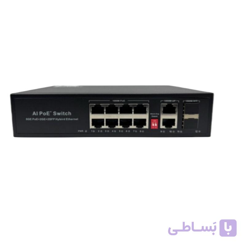 سوئیچ شبکه ip link YV-AI2010GE-2SFP