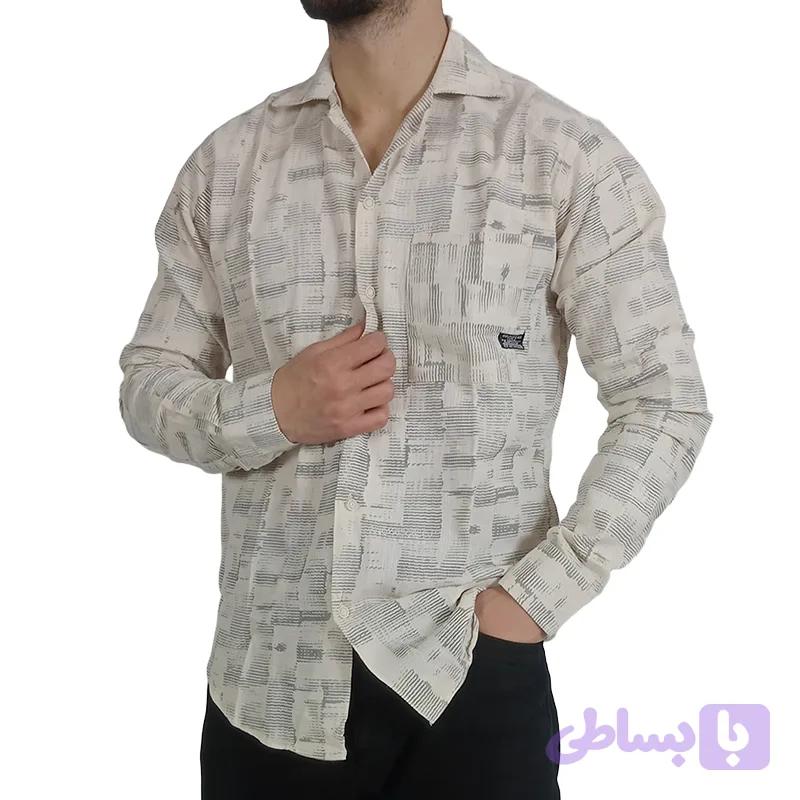 پیراهن آستین بلند مردانه کد 4