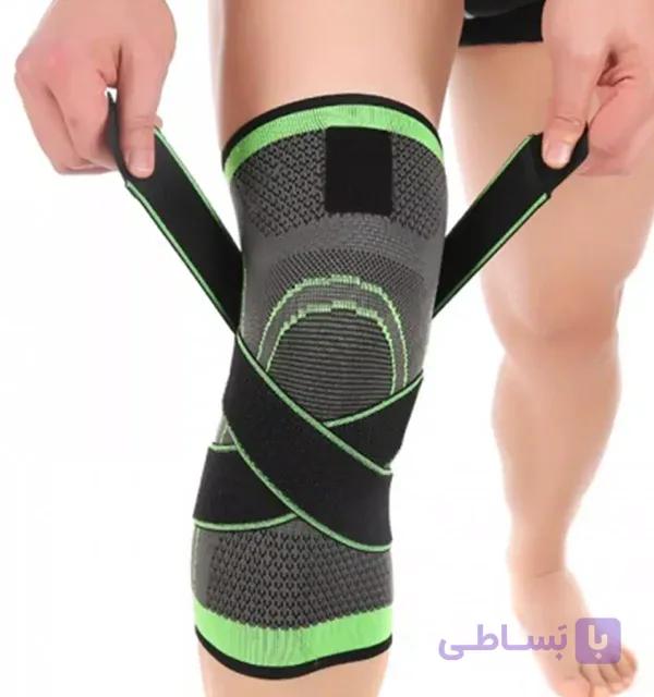 زانوبند طبی الاستیک ورزشی فری سایز SBK — تصویر 1